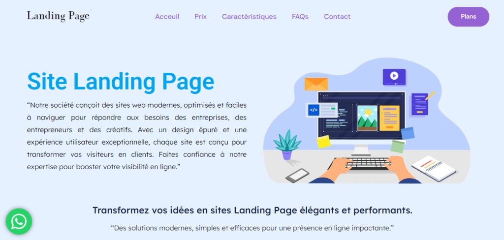 Landing Page